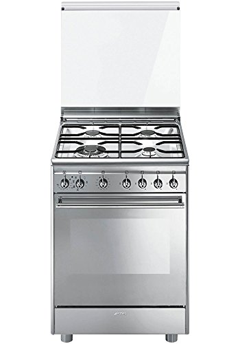 Smeg CX68M8-1 Independiente Encimera de gas A Acero inoxidable - Cocina (Cocina independiente, Acero inoxidable, Giratorio, Frente, Encimera de gas, Medio) Smeg CX68M8-1 Independiente Encimera de gas A Acero inoxidable - Cocina (Cocina independiente, Acero inoxidable, Giratorio, Frente, Encimera de gas, Medio)