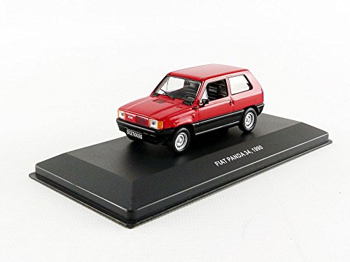 Solido – Fiat Panda – 1990 Coche en Miniatura de colección, 4303100, Rojo