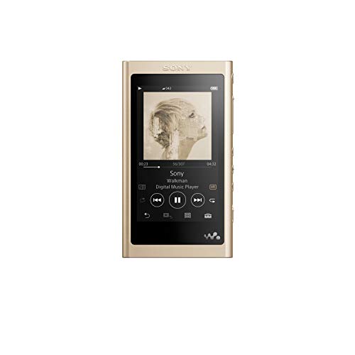 Sony NWA55L - Reproductor de Audio Walkman (16 GB, Hi-Res Audio, DSD, DSEE HX, S-Master HX, NFC, Noise Cancelling Digital, pantalla táctil) beige