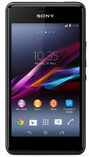 Sony Xperia E1 - Smartphone Libre Android (Pantalla 4", cámara 3 MP, 4 GB, Dual-Core 1.2 GHz, 512 MB RAM), Negro