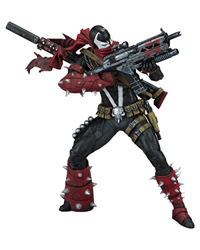 Spawn Figura de acción de Comando, Color Rojo/Negro, 7 Pulgadas (McFarlane 99423-0)
