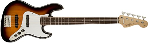 Squier por Fender Affinity Series Jazz Bass V String – Laurel Fingerboard – marrón Sunburst