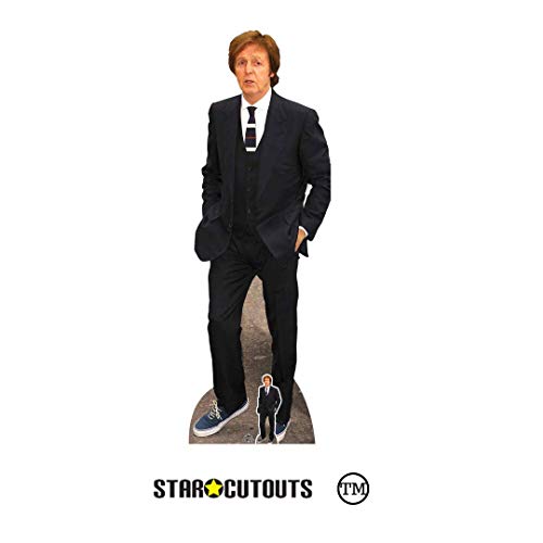 Star Cutouts Ltd CS802 Paul McCartney - Recorte de cartón de tamaño real para ventiladores (182 x 65 cm), multicolor