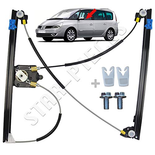STARKIT PERFORMANCE Elevalunas eléctrico delantero izquierdo conductor para Renault Espace 4 DE 2002 a 2014 STARKIT PERFORMANCE Elevalunas eléctrico delantero izquierdo conductor para Renault Espace 4 DE 2002 a 2014