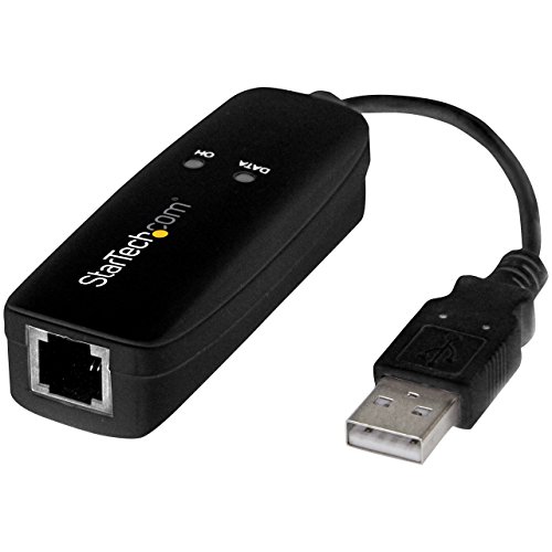 StarTech.com USB56KEMH2 - Módem (USB 2.0, Conexant - CX93010-21Z, 56 Kbps Down, 36.6 Kbps Up, 14.4 Kbps Fax, 0,036 Mbit/s, 0,056 Mbit/s, 14.4 Kbps)