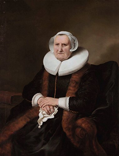 Steve Art Gallery Portrait of Elisabeth Facobsdr.Bas,Ferdinand Bol,50x40cm
