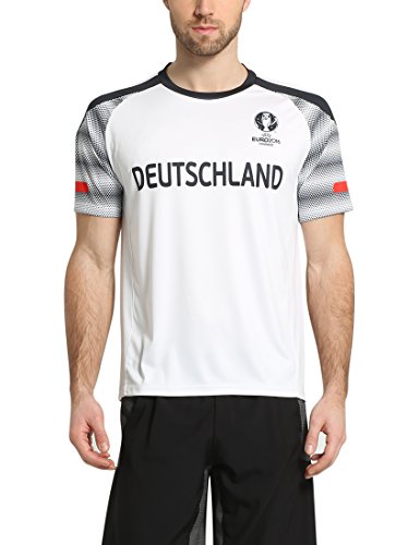 Summary Camiseta, Campeonato de Europa de Fútbol 2016, Primavera/Verano, Unisex, Color Blanco, tamaño XXL Summary Camiseta, Campeonato de Europa de Fútbol 2016, Primavera/Verano, Unisex, Color Blanco, tamaño XXL