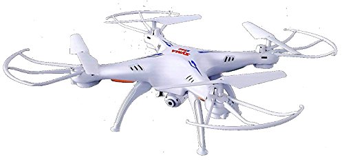 Syma X5SC Explorers II Dron cuadricóptero UFO cámara cuadricóptero 2,4 GHz en blanco 6 velocidades, eje estabilizador, giroscopio 360°, alta calidad