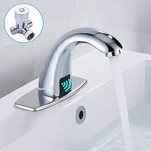 SZIVYSHI Sensor Automático Grifo de Lavabo Fría Y Caliente Mezclador Grifo 3 Años Garantía Diseño único SZIVYSHI Sensor Automático Grifo de Lavabo Fría Y Caliente Mezclador Grifo 3 Años Garantía Diseño único