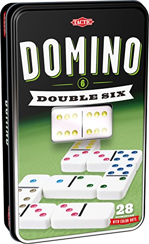 Tactic Domino Double 6 Niños y Adultos Juego Juego de Tablero (Juego, Niños y Adultos, 20 min, Niño/niña, 5 año(s), 99 año(s)) Tactic Domino Double 6 Niños y Adultos Juego Juego de Tablero (Juego, Niños y Adultos, 20 min, Niño/niña, 5 año(s), 99 año(s))