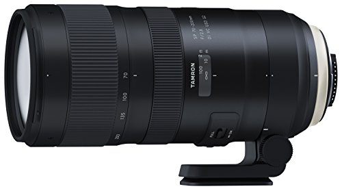 Tamron SP 70-200 mm F/2.8 Di VC USD G2 - Objetivo para Nikon (estabilizador óptico VC en Tres Modos, Sensor Full Frame 24 x 36, AF USD, Dos Lentes XLD, SP) Negro
