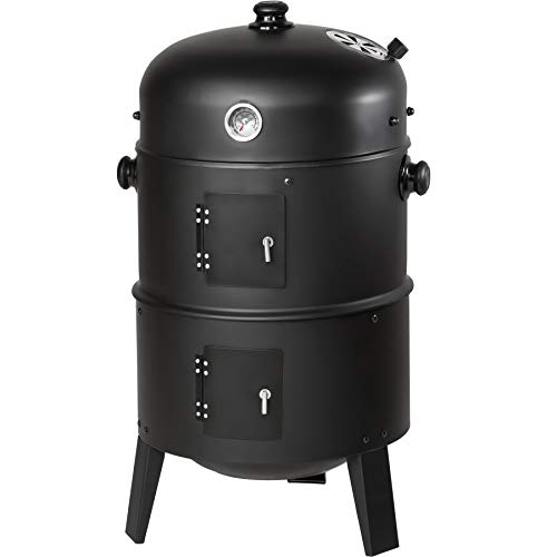 TecTake Barbacoa Barbecue Grill con Carbón Vegetal Parrilla Fumador - Varios Modelos - (3en1 BBQ Fumador/Parrilla | no. 400820) TecTake Barbacoa Barbecue Grill con Carbón Vegetal Parrilla Fumador - Varios Modelos - (3en1 BBQ Fumador/Parrilla | no. 400820)