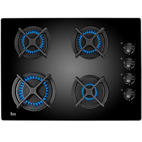 Teka HF LUX 50 4G AI AL CI Integrado Encimera de gas Negro - Placa (Integrado, Encimera de gas, Negro, 1000 W, 1750 W, 3000 W)