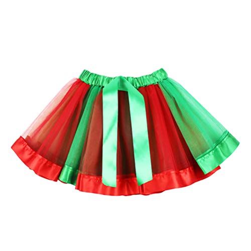 TENDYCOCO S T. Patricks Day Tutu Falda Verde Princesa Vestido de Tul para Mujeres Niñas Niños (Longitud de La Falda para Adultos: 40 Cm Cintura: 47 Cm)