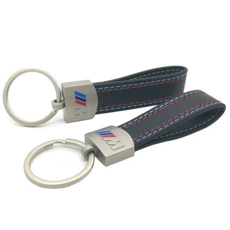 TGH (///ML) Llavero ///M Motorsport de Piel con Remache de Metal y Logo ///M TGH (///ML) Llavero ///M Motorsport de Piel con Remache de Metal y Logo ///M