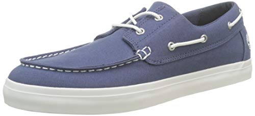 Timberland Newport Bay 2 Eye, Mocasines para Hombre, Azul (Dark Blue Canvas), 43.5 EU Timberland Newport Bay 2 Eye, Mocasines para Hombre, Azul (Dark Blue Canvas), 43.5 EU