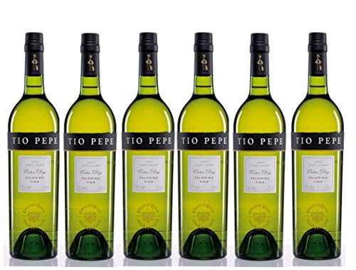 Tío Pepe Sherry - Jerez vino fino - Pack de 6 botellas x 750 ml