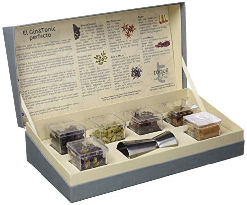 Toque Caja 6 botánicos para Gin&Tonic: estuche premium con ingredientes, instrucciones y herramienta profesional - 91,5 g Toque Caja 6 botánicos para Gin&Tonic: estuche premium con ingredientes, instrucciones y herramienta profesional - 91,5 g