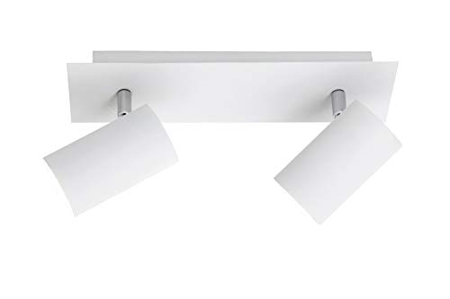 Trio Lighting Marley Lámpara de Techo con 2 Luces GU10, Blanco, 30 cm Trio Lighting Marley Lámpara de Techo con 2 Luces GU10, Blanco, 30 cm