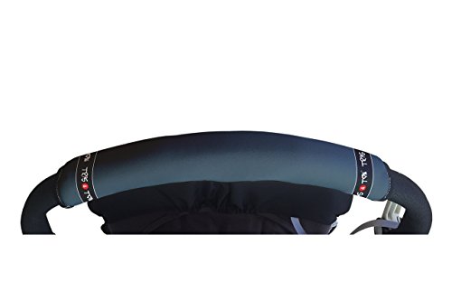 Tris&Ton Fundas empuñaduras horizontales Modelo Azul, empuñadura funda para silla de paseo cochecito carrito carro (Tris y Ton)