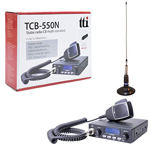 TTi TTI-PACK21 Radio CB TCB-550 + PN1 ML160 Antena con Base magnética