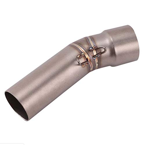 Tubo de escape Tubo intermedio tubo de escape de conexión, de acero inoxidable / titanio tubo de aleación de escape, adecuado for motocicletas F650GS F700GS F800GS ( Color : Stainless steel ) Tubo de escape Tubo intermedio tubo de escape de conexión, de acero inoxidable / titanio tubo de aleación de escape, adecuado for motocicletas F650GS F700GS F800GS ( Color : Stainless steel )