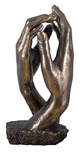 Veronese Figura 'La kathetrale' Auguste Rodin 1908 Réplica Estatua Escultura Bronce Manos Veronese Figura 'La kathetrale' Auguste Rodin 1908 Réplica Estatua Escultura Bronce Manos