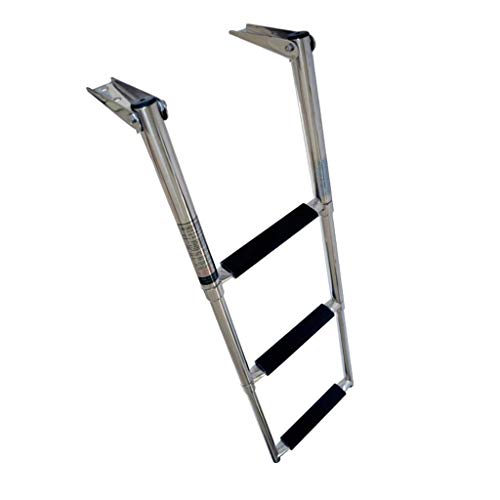 VGZ Escalera de Barco telescópica de Acero Inoxidable 304 de 3 escalones para yate/Piscina A VGZ Escalera de Barco telescópica de Acero Inoxidable 304 de 3 escalones para yate/Piscina A