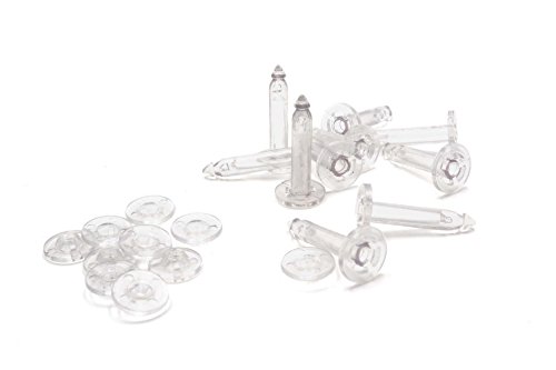 vhbw Set de 10 Tornillos de Seguridad y Anillas Transparentes para Drone, multicóptero, cuadróptero dji Phantom 2, Zenmuse H3 3D, Zenmuse H4 3D