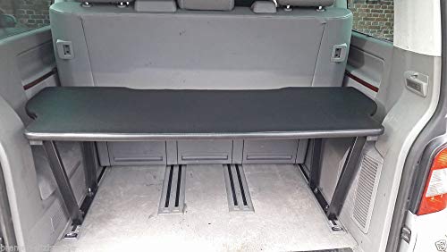 VW T5 y T6 Multivan Tablero de extensión de cama multiflex con placa MDF de 53 cm de altura