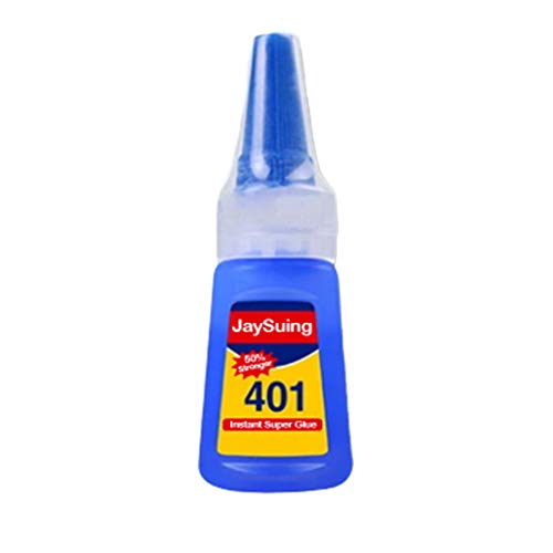 WARMWORD 2019 Nuevo Adhesivo instantáneo Multifuncional 401 Super Glue, Pegamento instantáneo Mighty Fix de fijación rápida para Reparaciones precisas, Diversos Materiales