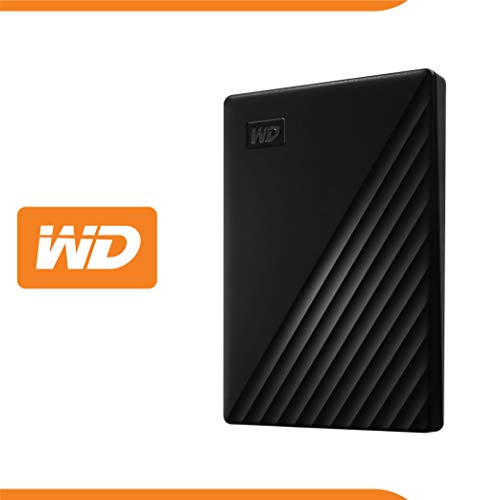 WD 4 TB My Passport disco duro portátil con protección con contraseña y software de copia de seguridad automática, Compatible con PC, Xbox y PS4, color Negro
