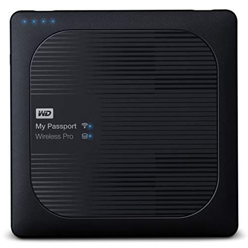 Western Digital My Passport Wireless Pro, Almacenamiento Portátil, 1, Negro