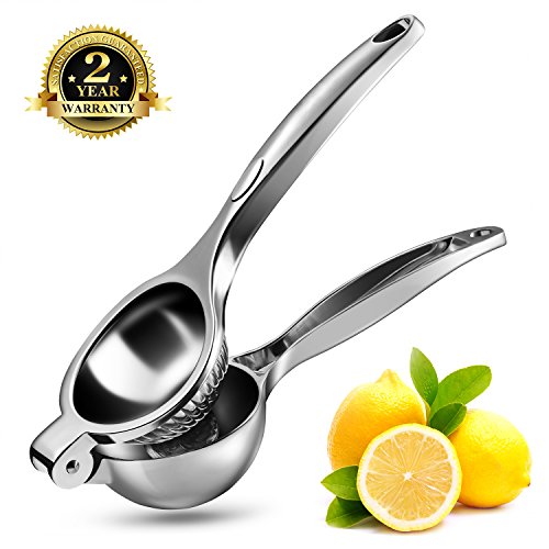 WILBEST Exprimidor Limón Manual, Exprimidor Manual de Aleación de Zinc, Prensa de Mano Jugo de Clip Fruta para Limón y Naranjas ect, Alta Calidad - Plata WILBEST Exprimidor Limón Manual, Exprimidor Manual de Aleación de Zinc, Prensa de Mano Jugo de Clip Fruta para Limón y Naranjas ect, Alta Calidad - Plata