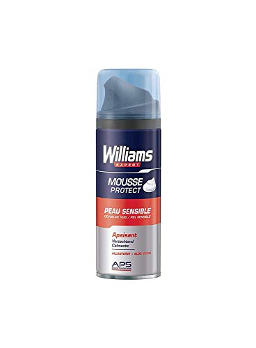 WILLIAMS espuma de afeitar piel sensible spray 200 ml WILLIAMS espuma de afeitar piel sensible spray 200 ml