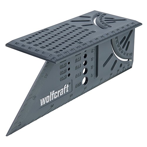 Wolfcraft 5208000 Escuadra 3D, 0 W, 0 V, Gris, 150 x 275 x 66 mm