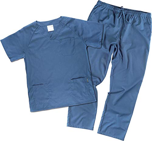 Work Team Uniforme Sanitario, con elástico y cordón en la Cintura, Casaca y Pantalon Unisex Azafata M Work Team Uniforme Sanitario, con elástico y cordón en la Cintura, Casaca y Pantalon Unisex Azafata M