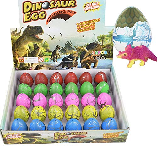 Yeelan Huevos de Dinosaurio Huevo de Juguete Crecimiento Dino Dragon para niños Paquete de Gran tamaño de 30 Piezas, Grieta Colorida Yeelan Huevos de Dinosaurio Huevo de Juguete Crecimiento Dino Dragon para niños Paquete de Gran tamaño de 30 Piezas, Grieta Colorida