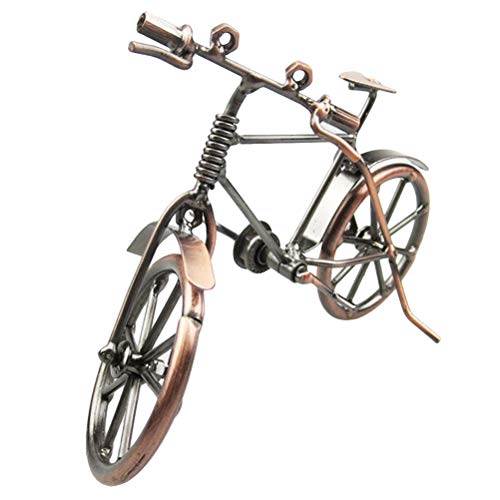 ysister Modelo de Bicicleta de Metal, Bicicleta Decorativa, Arte de Hierro Vintage, Modelo de Bicicleta, colección de Escultura de Viaje, pequeño Regalo para Ciclista (19 * 6.5 * 12 cm) ysister Modelo de Bicicleta de Metal, Bicicleta Decorativa, Arte de Hierro Vintage, Modelo de Bicicleta, colección de Escultura de Viaje, pequeño Regalo para Ciclista (19 * 6.5 * 12 cm)