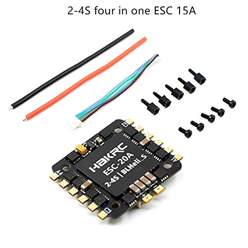 ZHITING 2-4S cuatro en uno ESC 20A a través de la máquina FPV5.8G antena 4 en 1 una BL-S para FPV Racing Drone