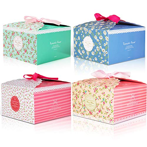 12pcs Cajas de regalo MOOKLIN Caja de dulces Caja de papel de galletas para la boda cumpleaños fiesta de bienvenida