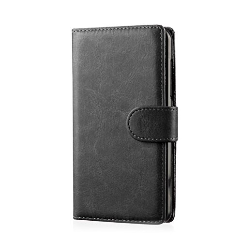 32nd® Funda Flip Carcasa de Piel Tipo Billetera para Samsung Galaxy Core Prime (SM-G360) con Tapa y Cierre Magnético y Tarjetero - Negro 32nd® Funda Flip Carcasa de Piel Tipo Billetera para Samsung Galaxy Core Prime (SM-G360) con Tapa y Cierre Magnético y Tarjetero - Negro