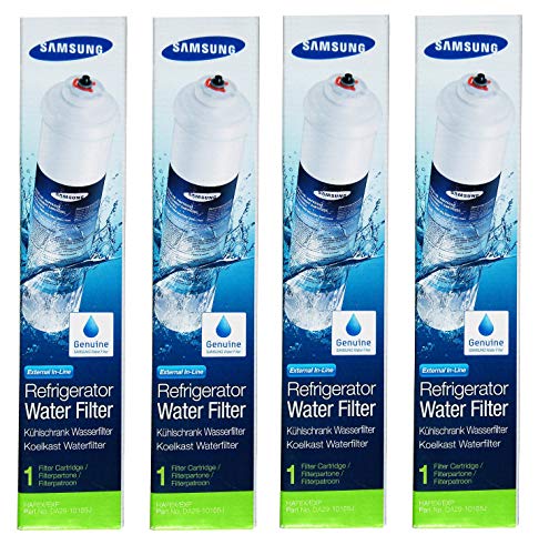 4 filtros de agua DA29-10105J para frigorífico Samsung