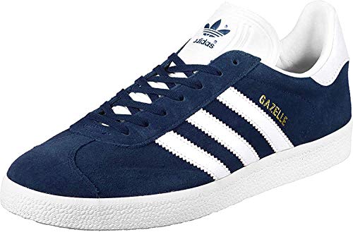 adidas Gazelle, Zapatillas de deporte Unisex Adulto, Varios colores (Collegiate Navy/White/Gold Metalic), 44 EU adidas Gazelle, Zapatillas de deporte Unisex Adulto, Varios colores (Collegiate Navy/White/Gold Metalic), 44 EU