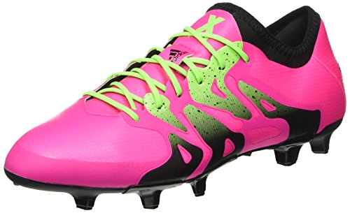adidas X 15.1 FG/AG, Botas de fútbol para Hombre, Rosa (Pink Pink), 40 EU