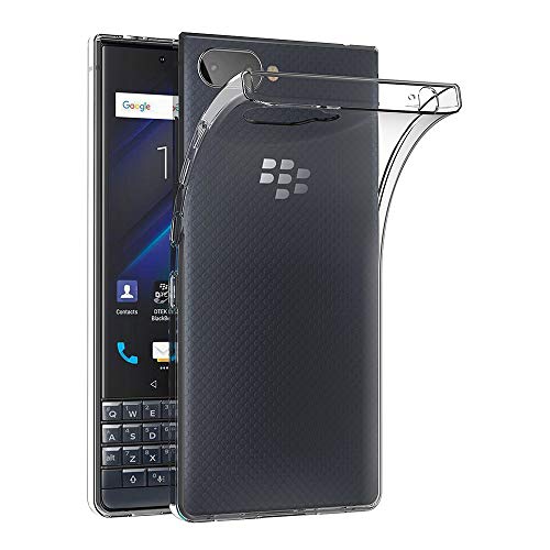 AICEK Funda Compatible Blackberry KEY2 LE / KEY2 Lite, Transparente Silicona Fundas para Blackberry KEY2 LE Carcasa Silicona Funda Case (4,5 Pulgadas)