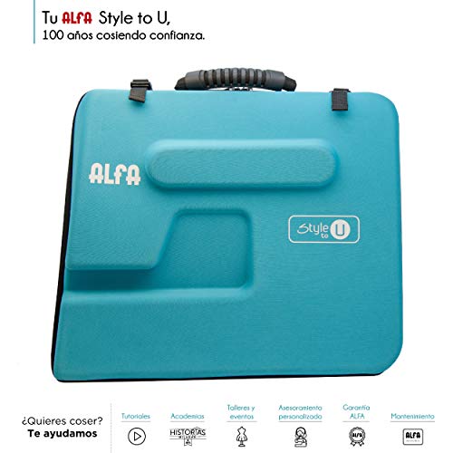 Alfa Style to You Funda para Maquina de Coser, Azul