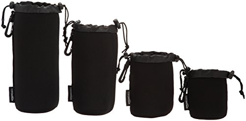 AmazonBasics – Fundas protectoras para lentes de cámaras, impermeables AmazonBasics – Fundas protectoras para lentes de cámaras, impermeables