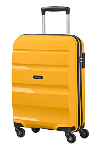 American Tourister Bon Air - Spinner Small Strict Equipaje de Mano, 55 cm, 31.5 Liters, Amarillo (Light Yellow)