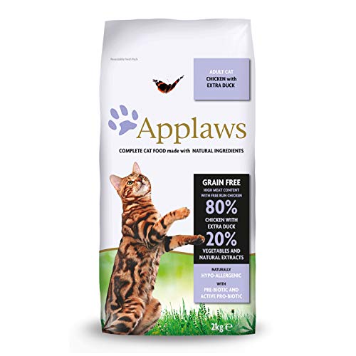 Applaws Comida seca para gatos, pollo y pato/adulto, 2 kg Applaws Comida seca para gatos, pollo y pato/adulto, 2 kg